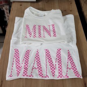 Mama & Mini Matching t shirts bundle